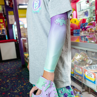 Cotton Candy Youth Arm Sleeve - Galaxy Grape