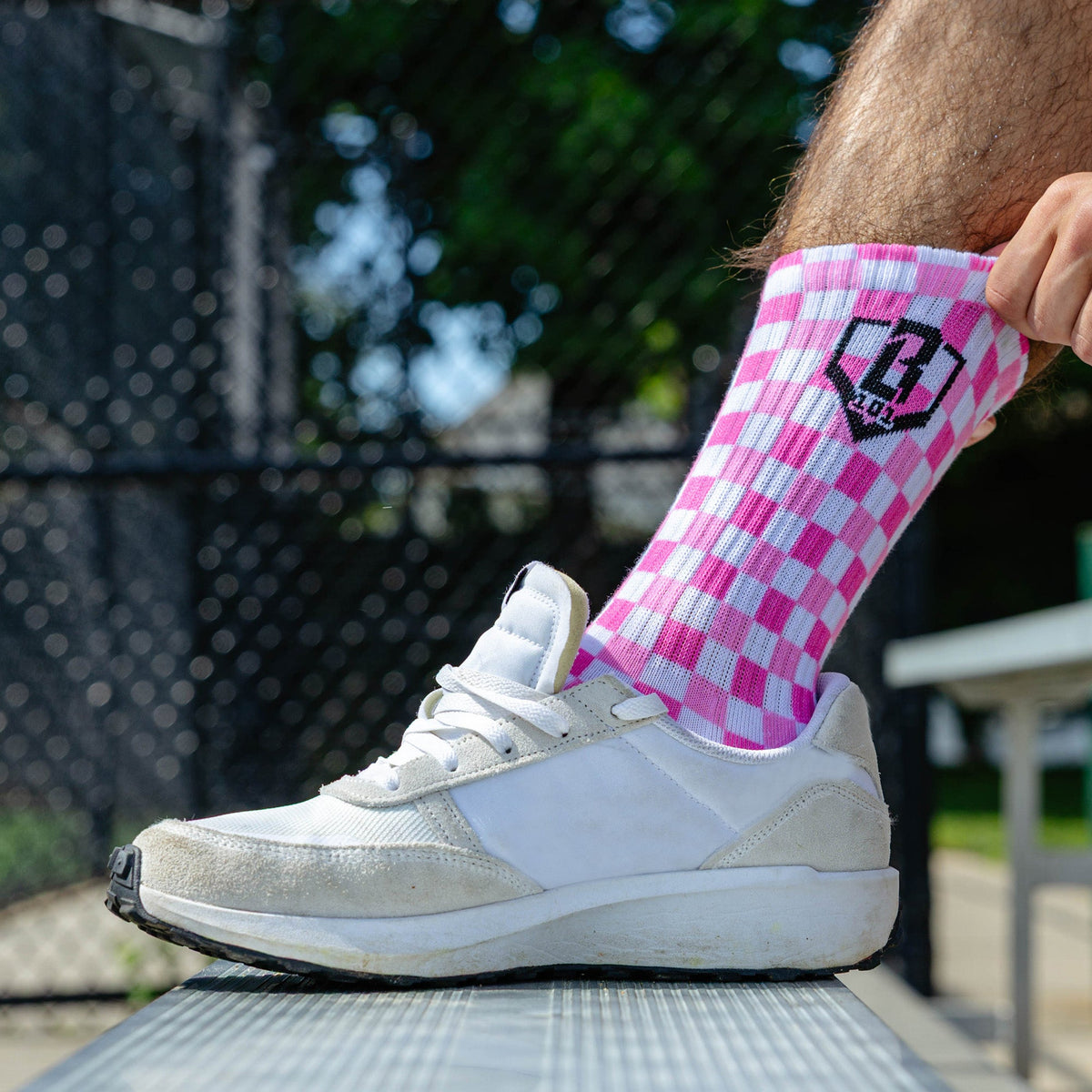 Checker Print Performance Socks 3-Pack