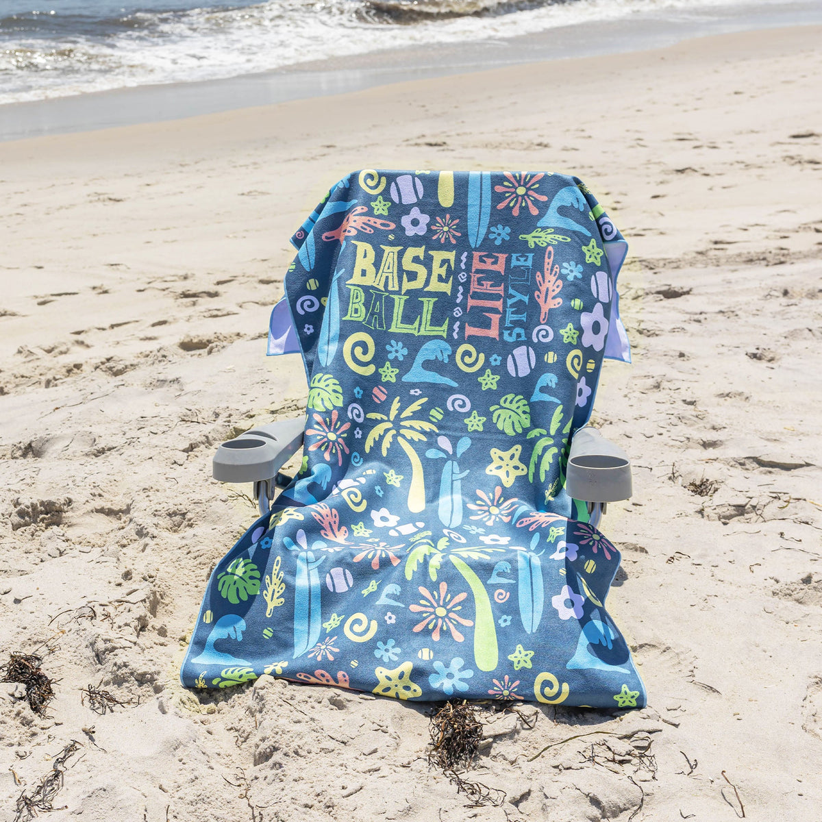 Surfside Slugger Beach Towel