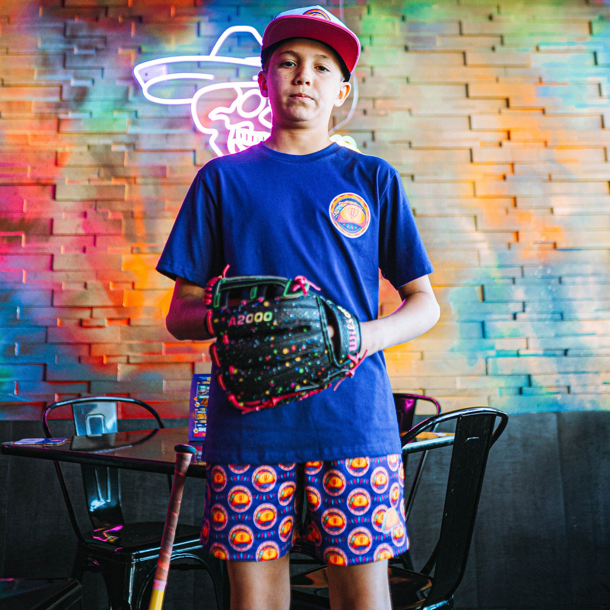 Home Plate Heat Youth Shorts
