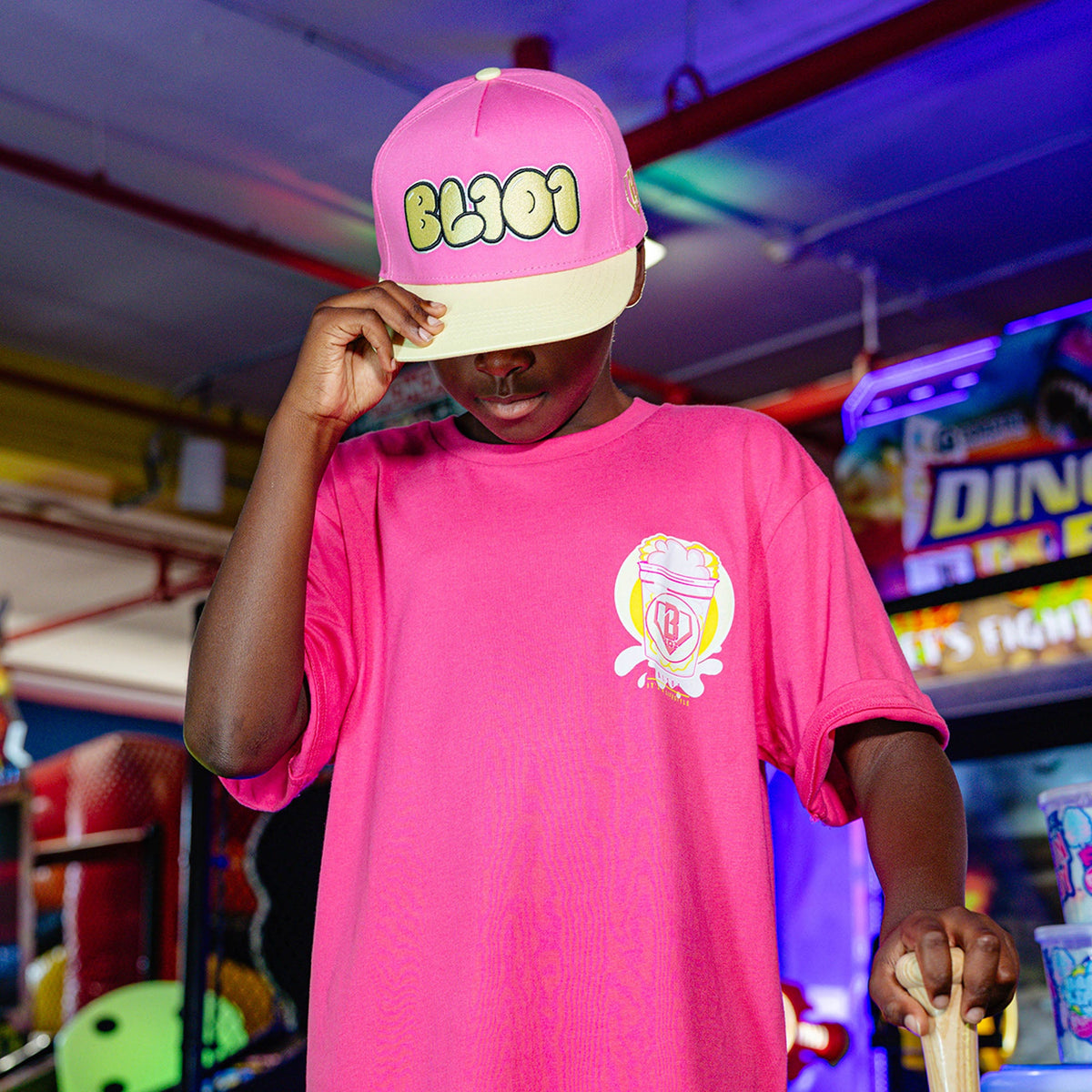 Cotton Candy Snapback - Pink Lemonade