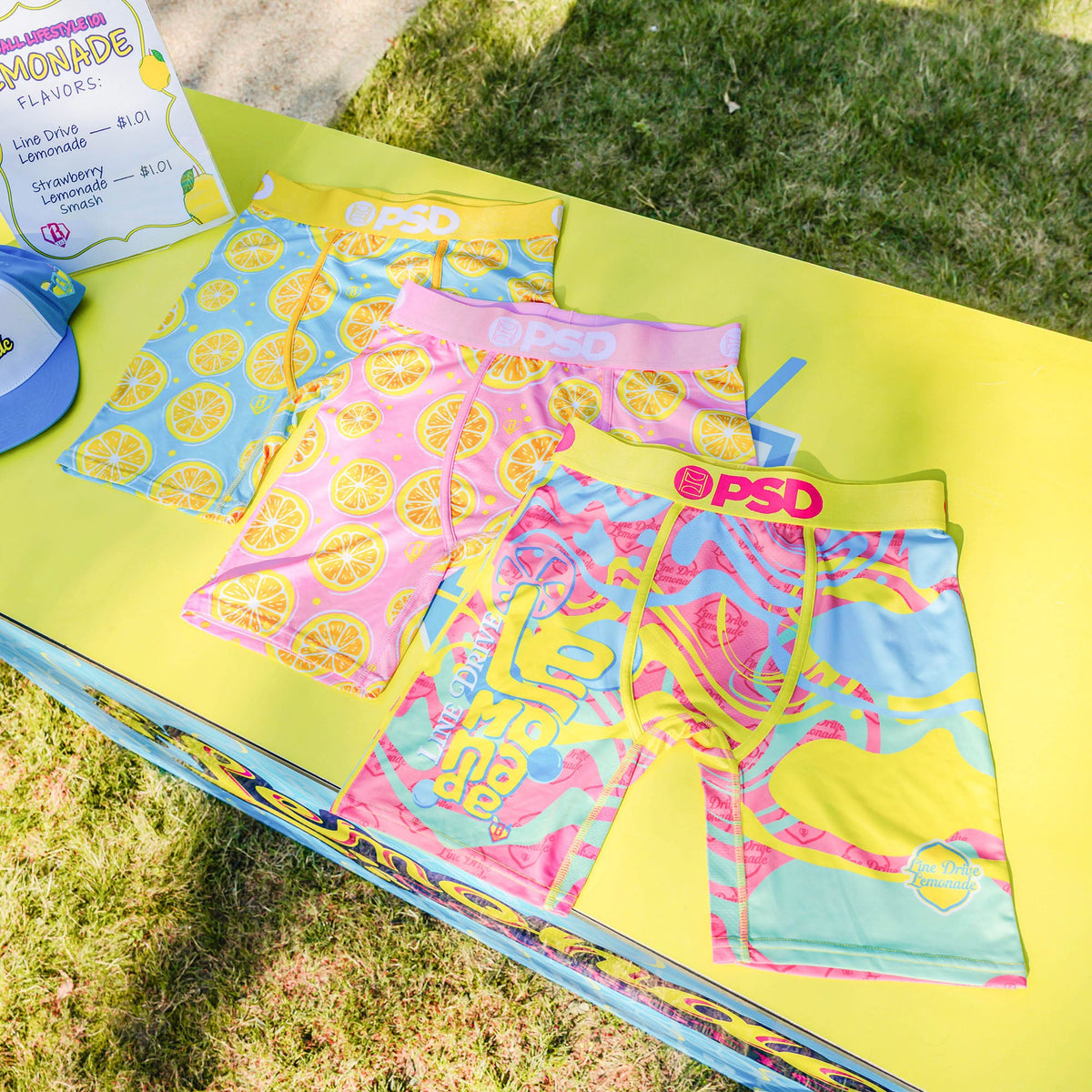 Ovadora X PSD Lemon Summer 3-Pack Youth Underwear