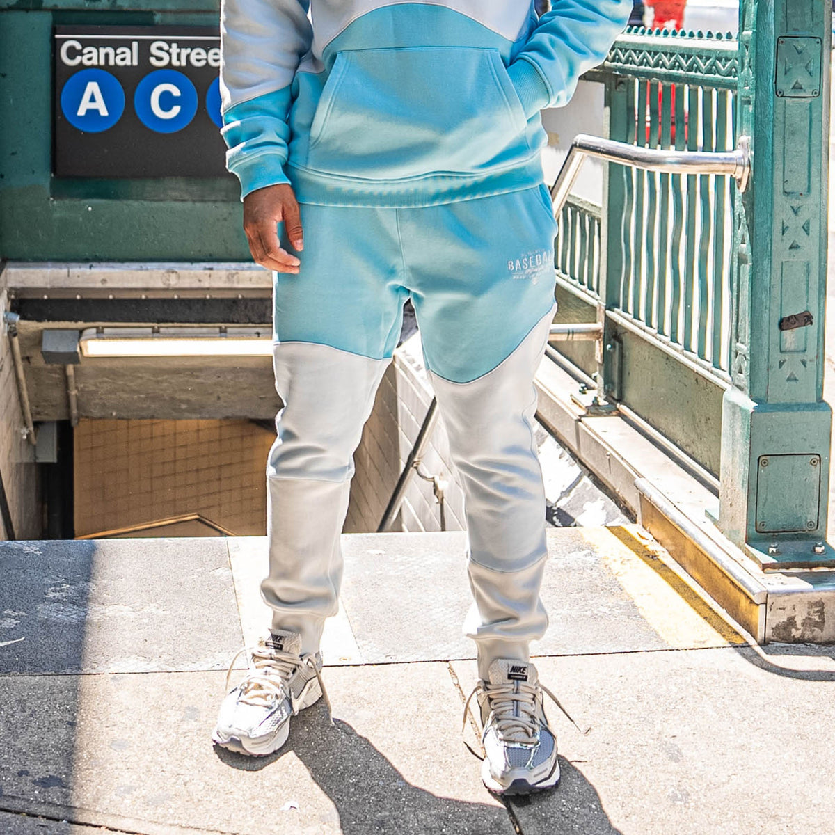 BSBL Wave Sweatpants - Light Blue