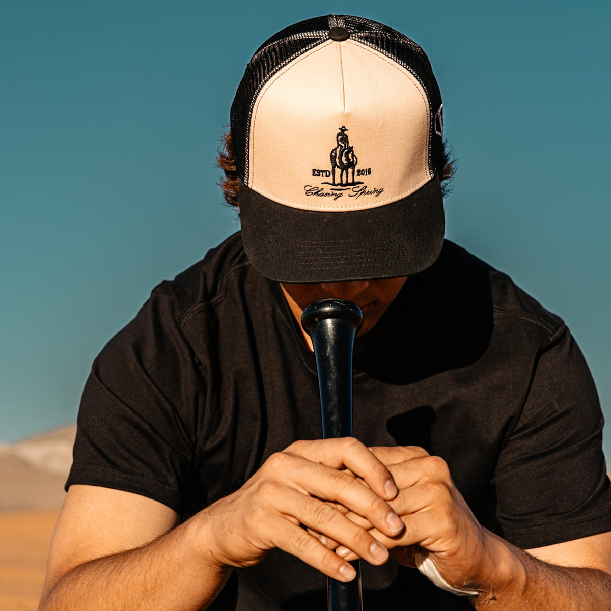 Bat and Bridle Mesh Off Field Snapback