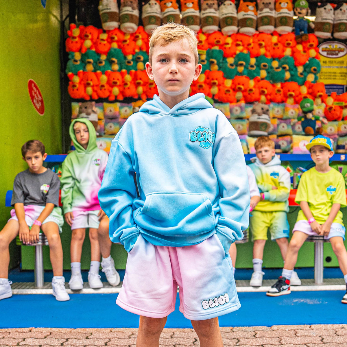 Cotton Candy Youth Hoodie - Blueberry