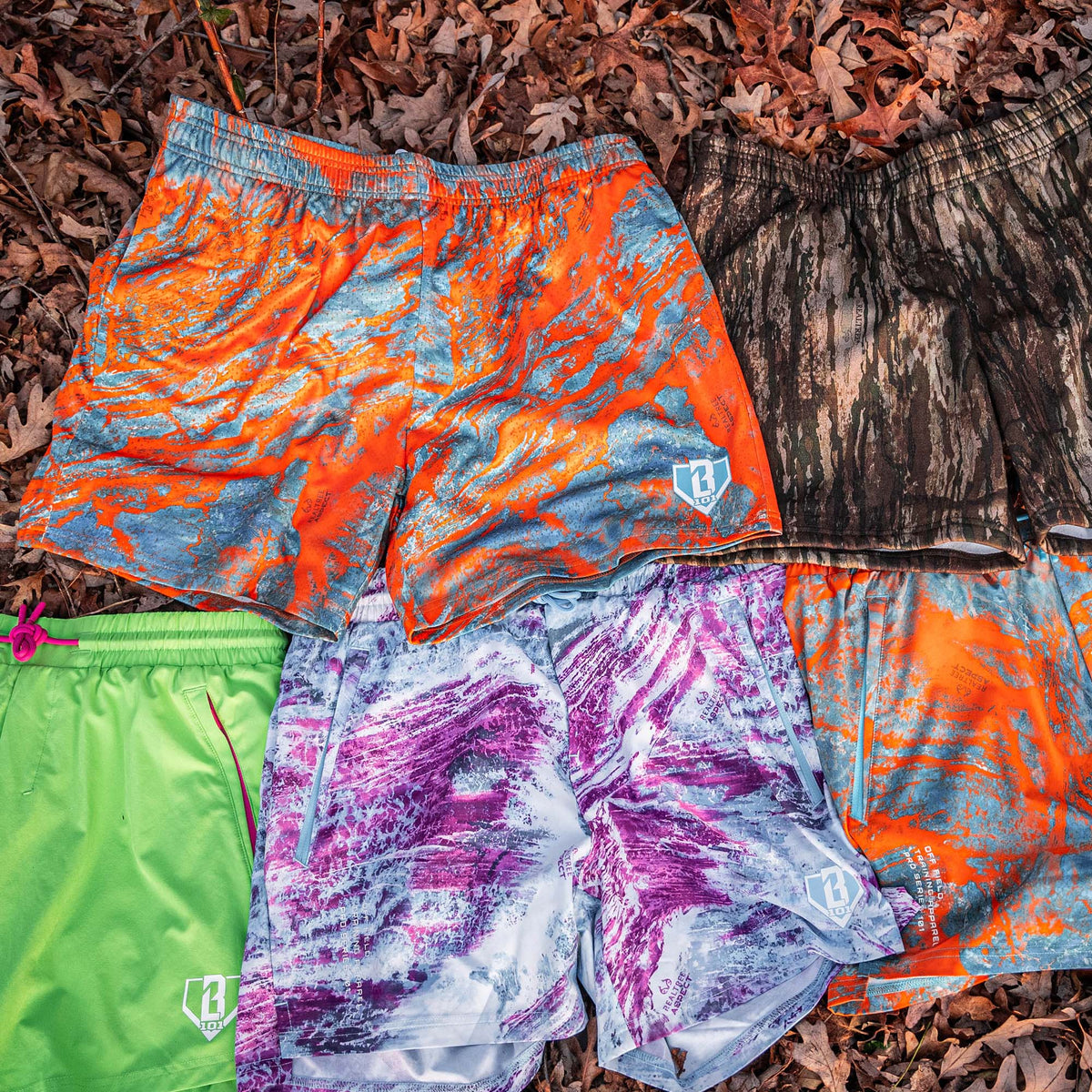 Realtree Aspect Youth Shorts - Orange