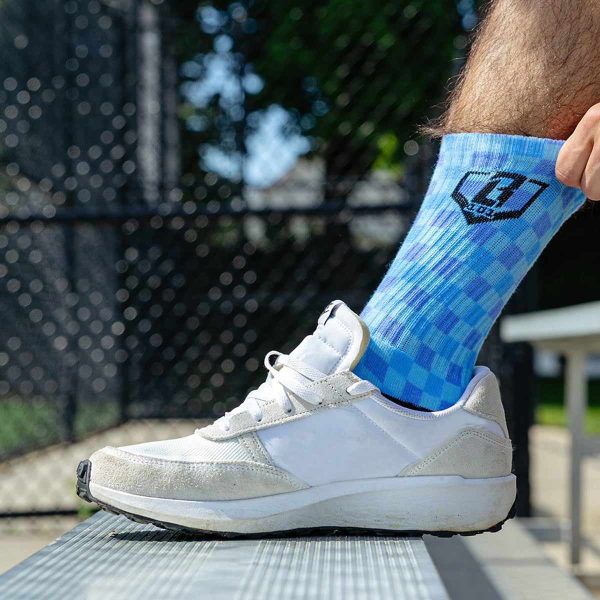 Checker Print Performance Socks 3-Pack