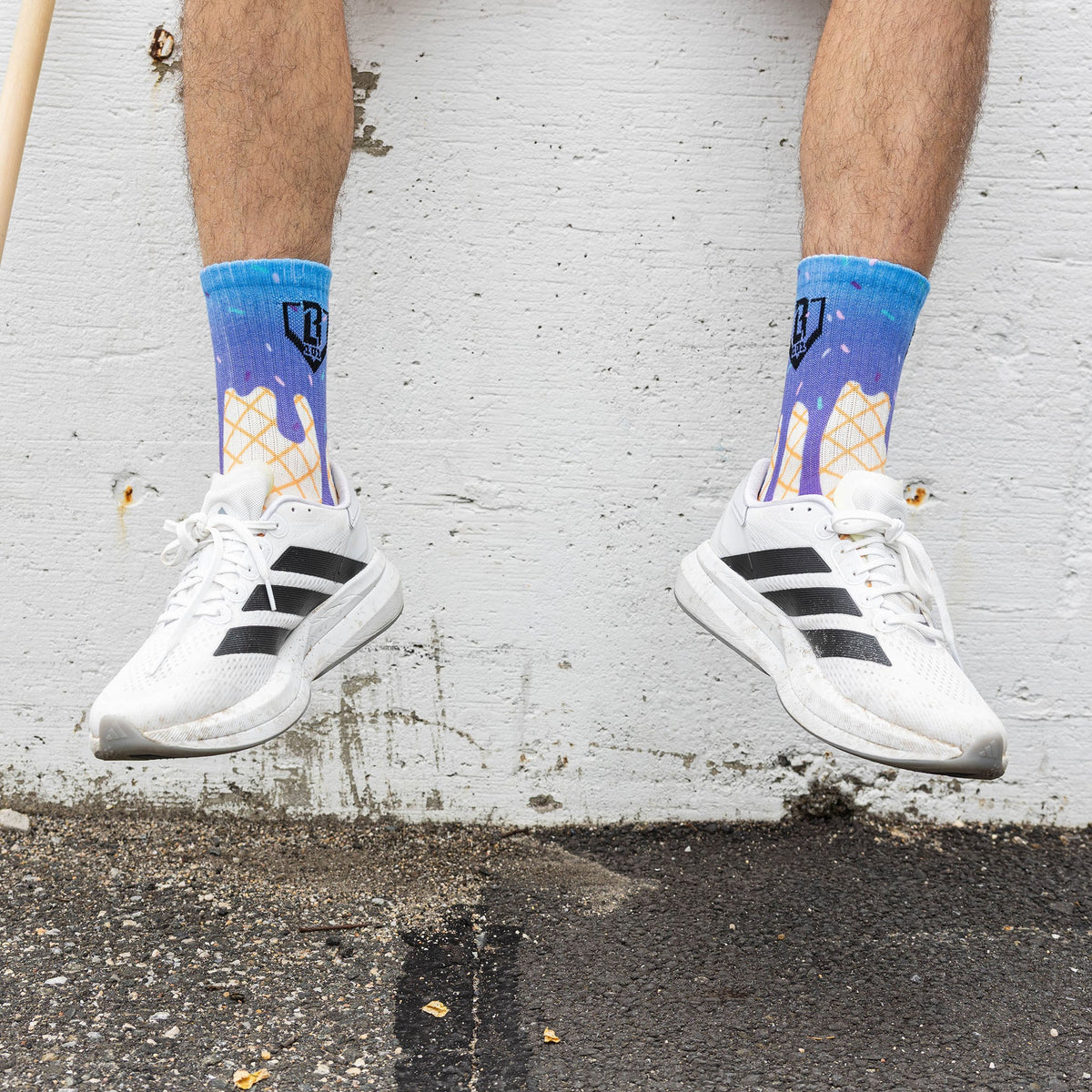 Ice Cream Performance Socks - Galaxy 3-Pack