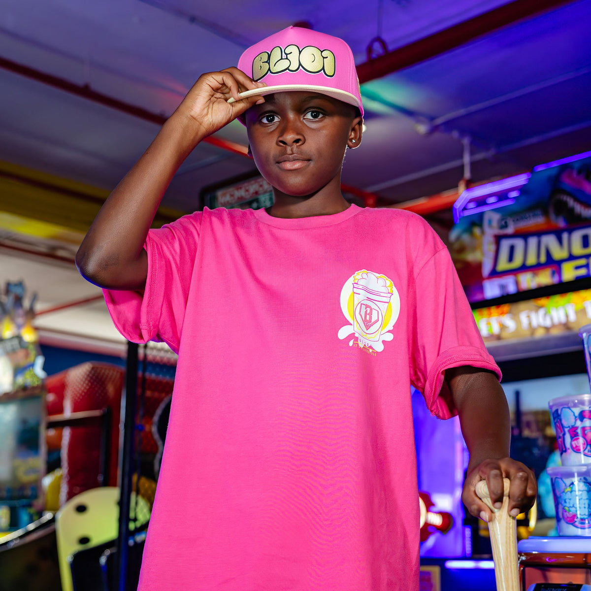 Cotton Candy Snapback - Pink Lemonade