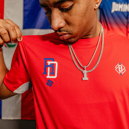 Diamond Tech Youth Vented Tee - Dominican Republic
