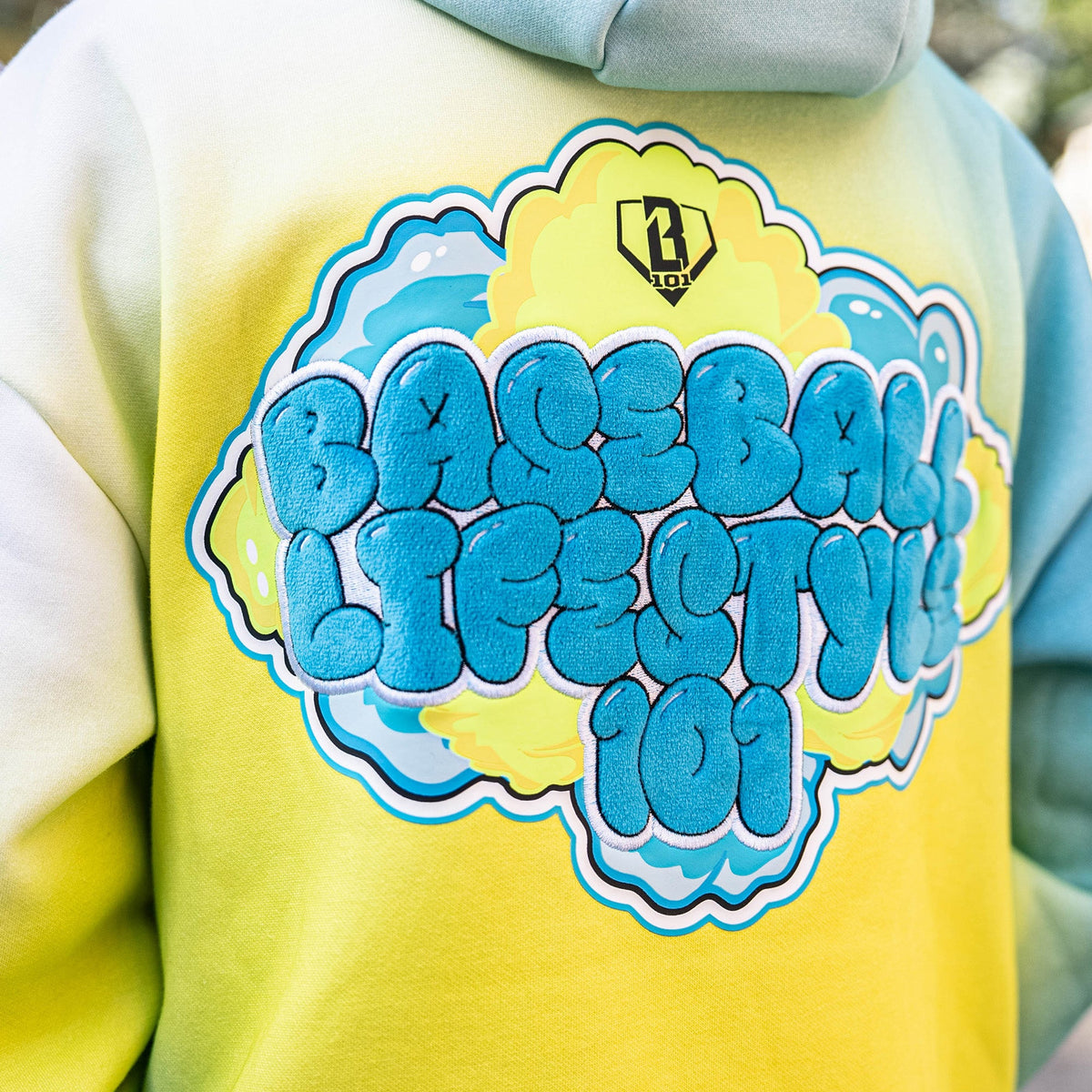 Cotton Candy Hoodie - Blueberry Lemonade