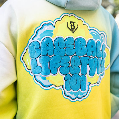 Cotton Candy Hoodie - Blueberry Lemonade