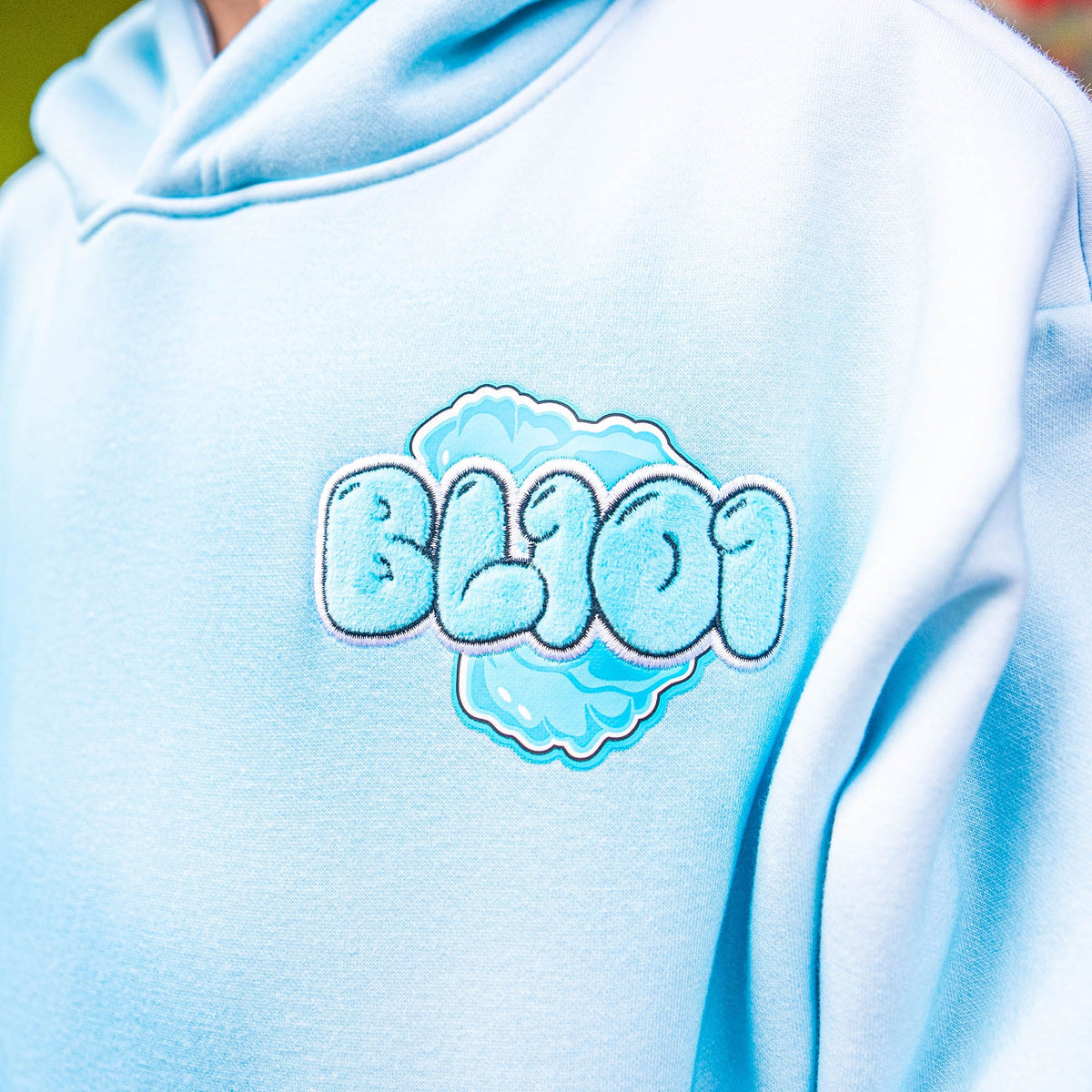 Cotton Candy Youth Hoodie - Blueberry