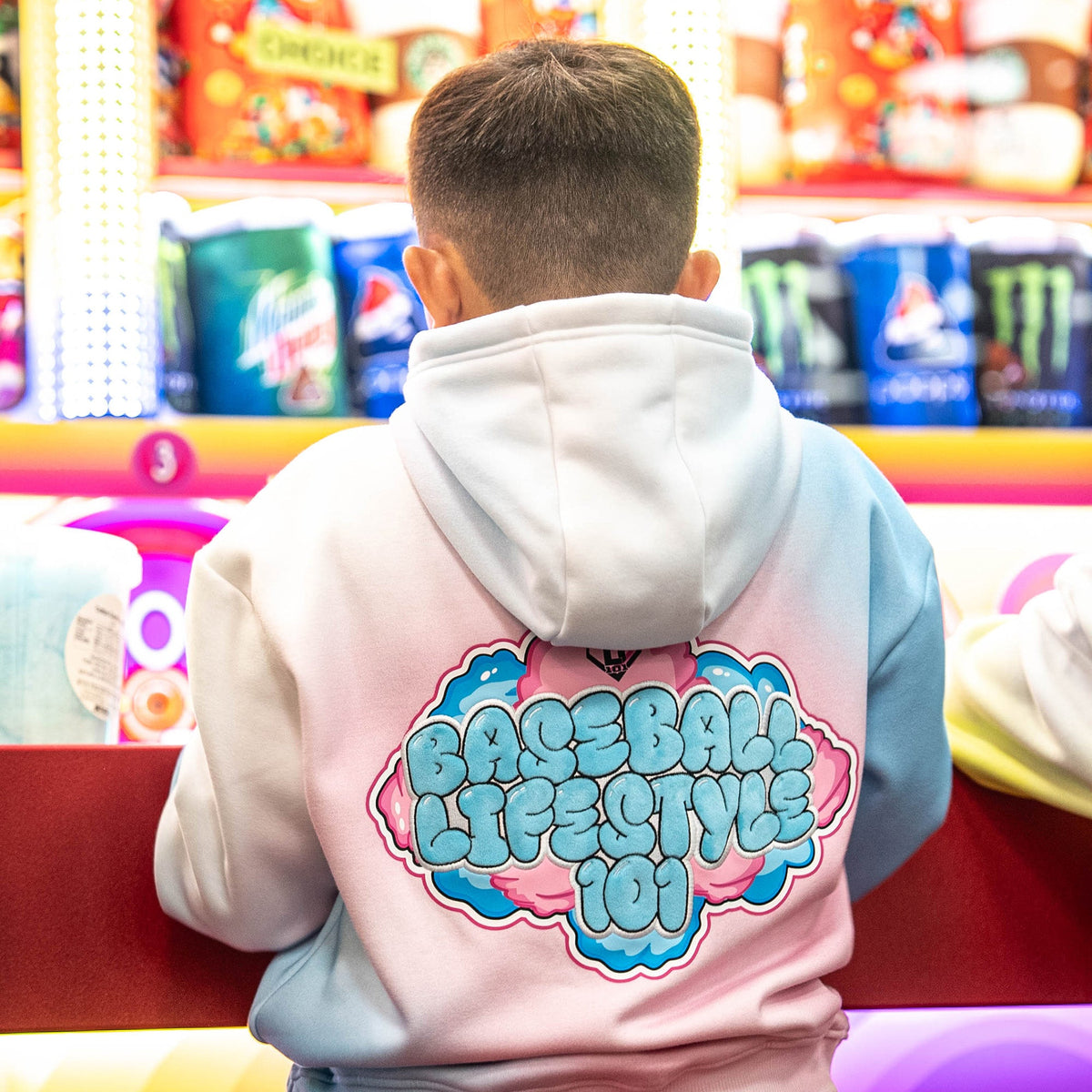 Cotton Candy Hoodie - Bubble Gum