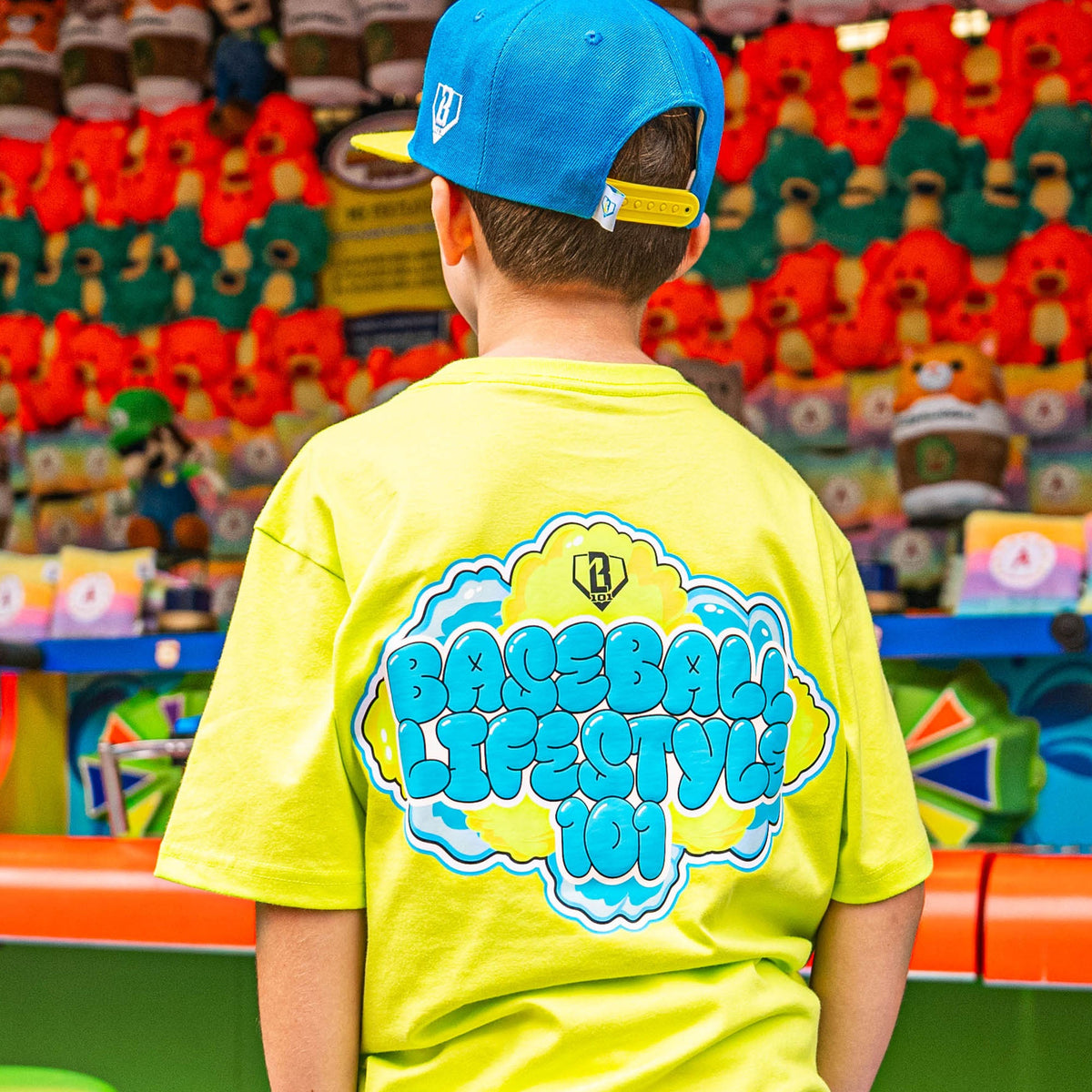 Cotton Candy Youth Tee - Blueberry Lemonade