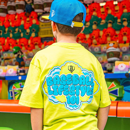 Cotton Candy Youth Tee - Blueberry Lemonade