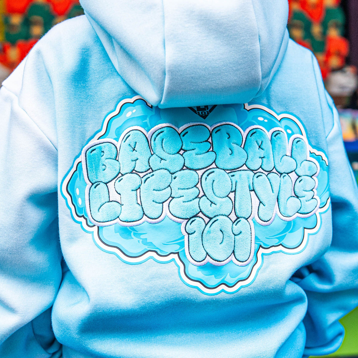 Cotton Candy Youth Hoodie - Blueberry