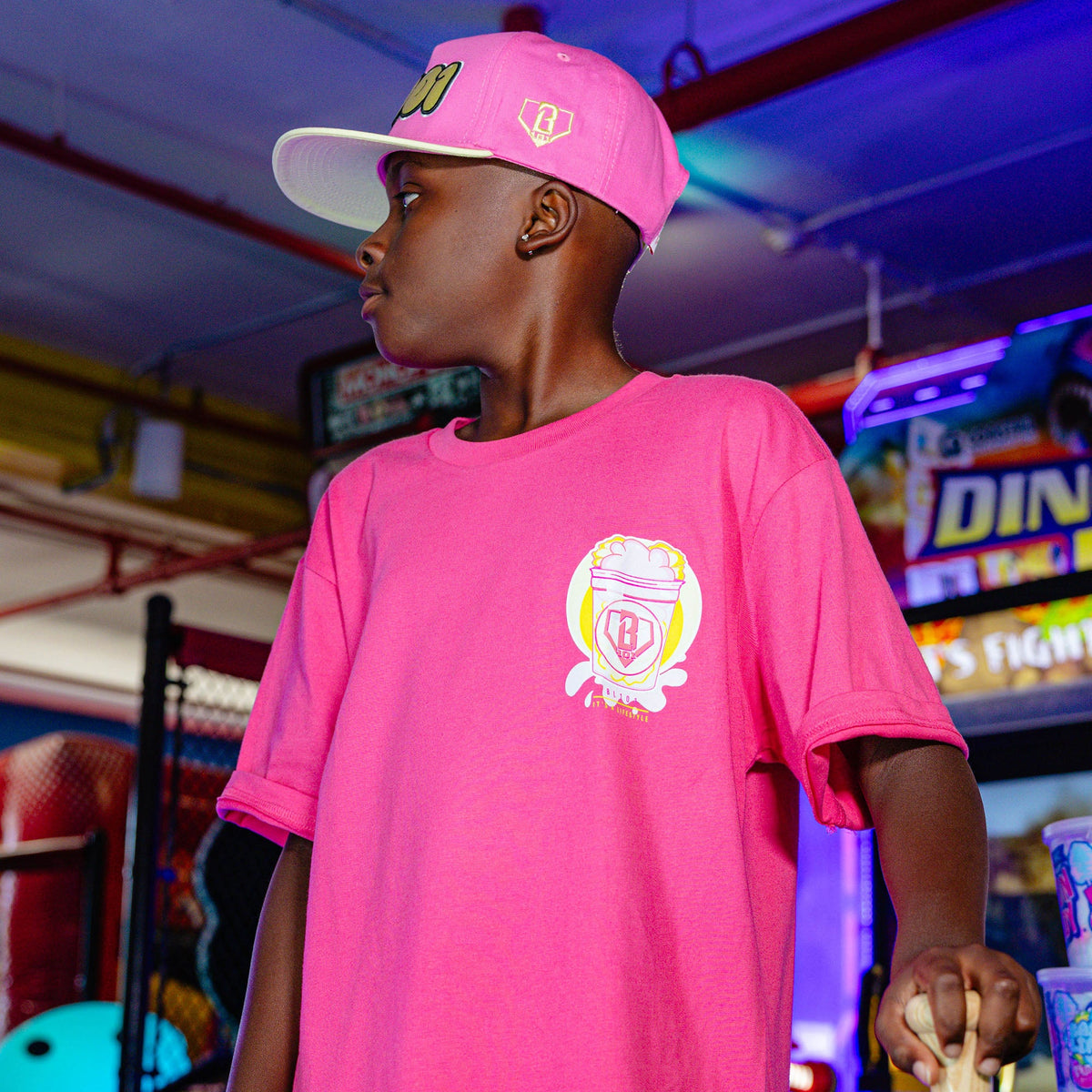 Cotton Candy Snapback - Pink Lemonade