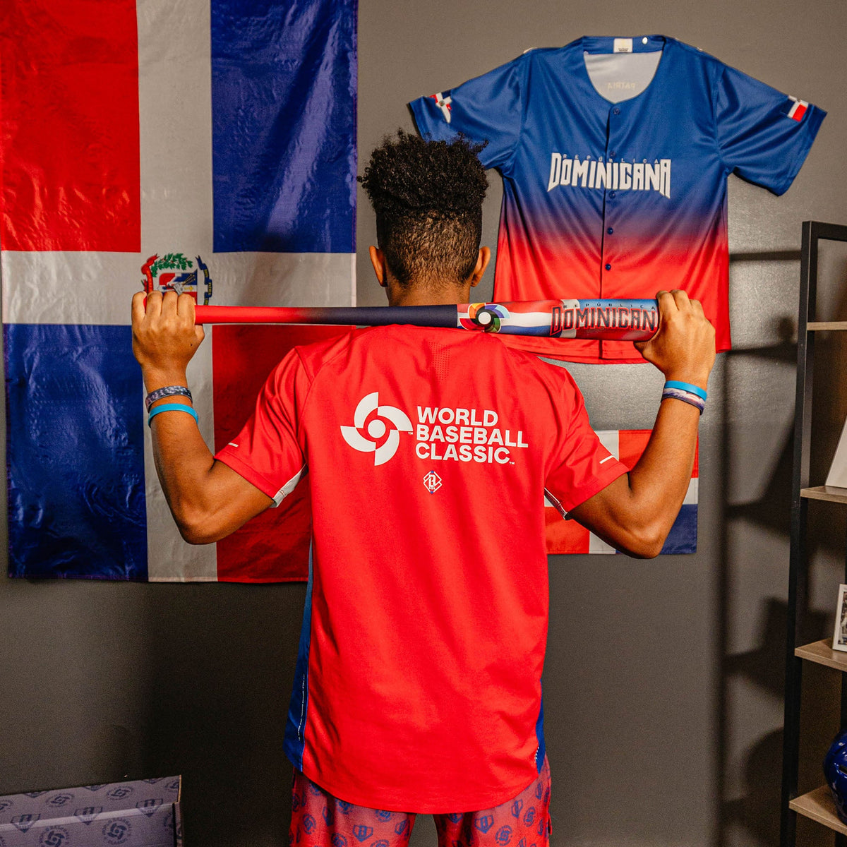Diamond Tech Youth Vented Tee - Dominican Republic