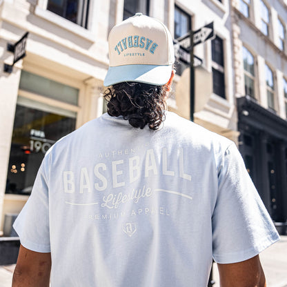 BSBL Wave Tee - Light Blue