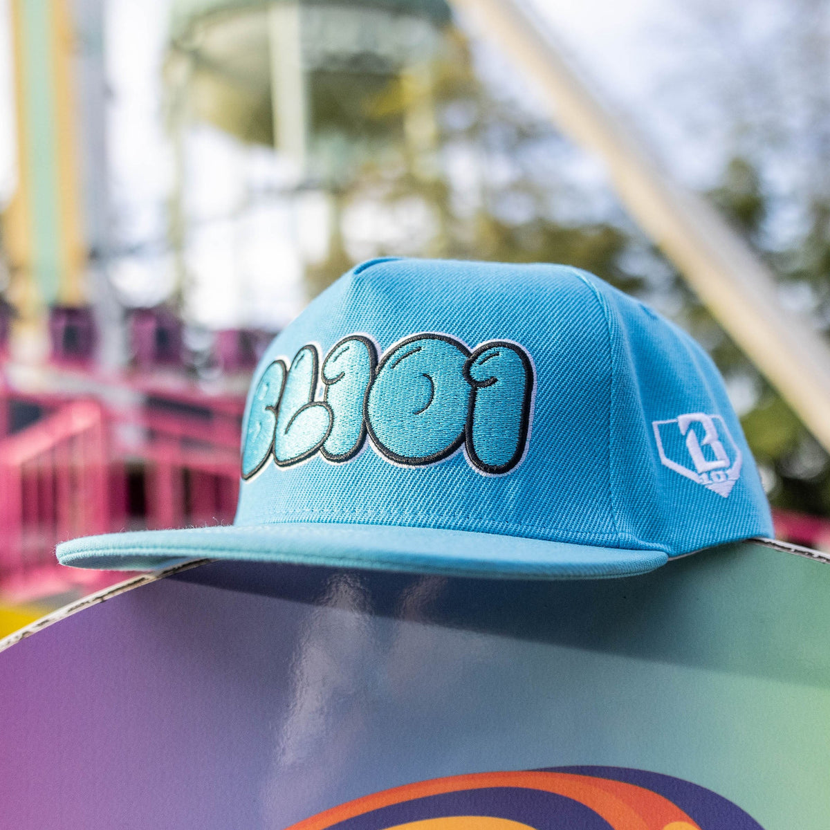 Cotton Candy Snapback - Blueberry