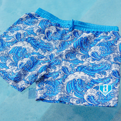 Wave Swim Trunks