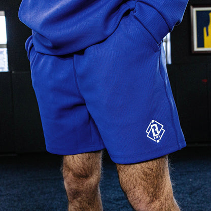 Diamond Tech Jacquard Shorts - Royal Blue