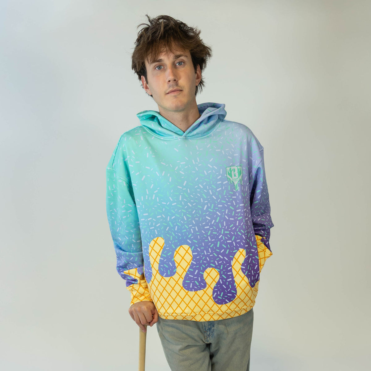 Ice Cream Hoodie - Galaxy Grape