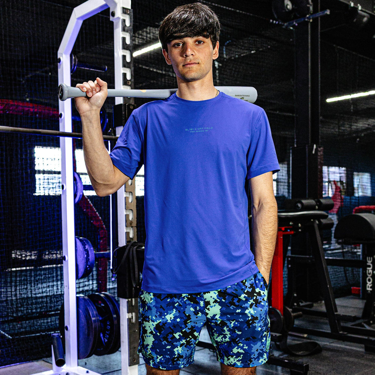 Pro Series Tech Mesh Youth Tee - Royal Blue