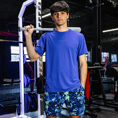 Pro Series Tech Mesh Youth Tee - Royal Blue
