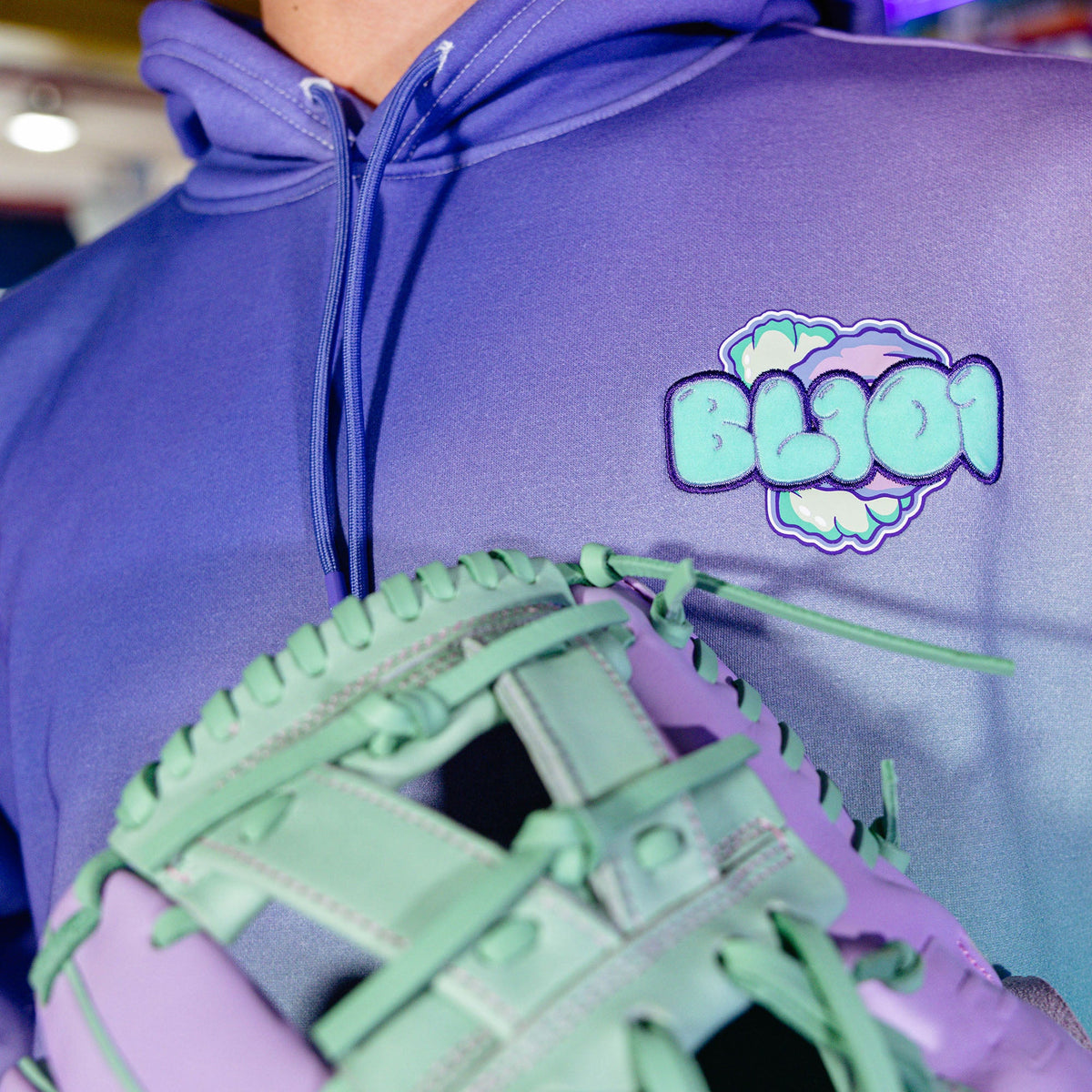Cotton Candy Hoodie - Galaxy Grape