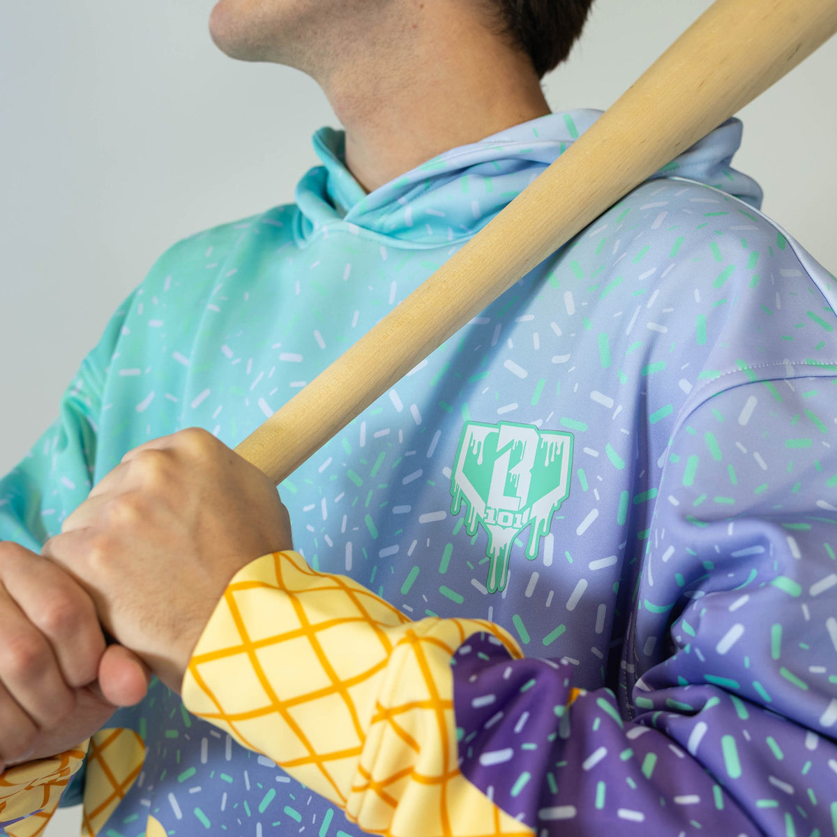 Ice Cream Hoodie - Galaxy Grape