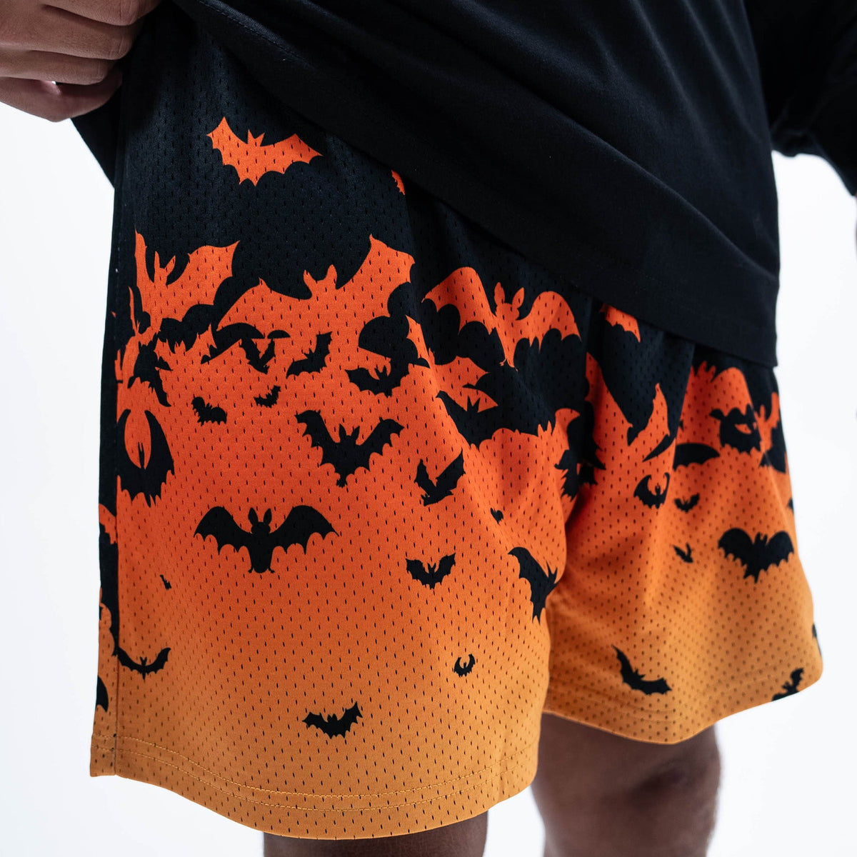 Bat Gradient Shorts - Orange
