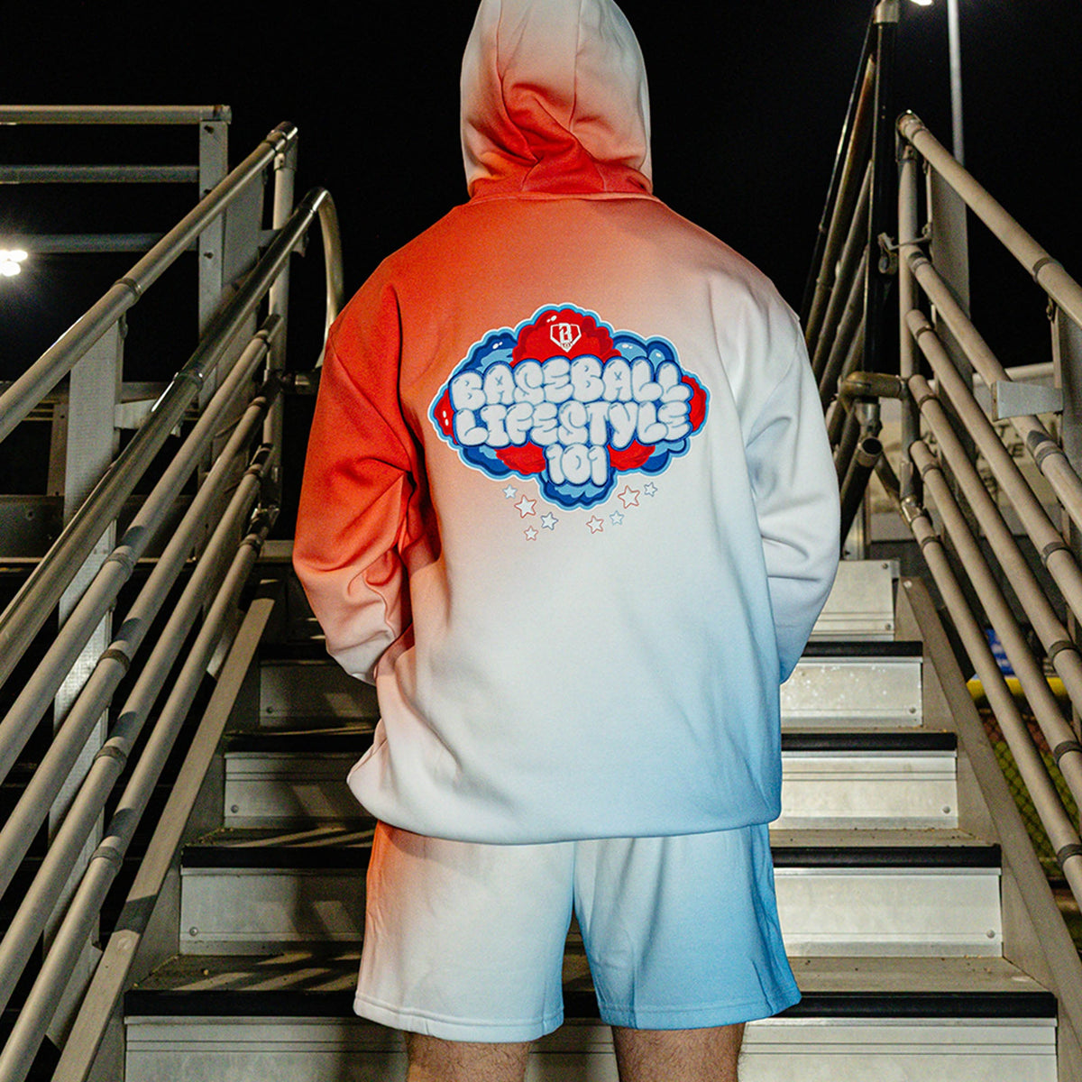 Cotton Candy Sweatshorts - USA