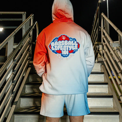 Cotton Candy Sweatshorts - USA