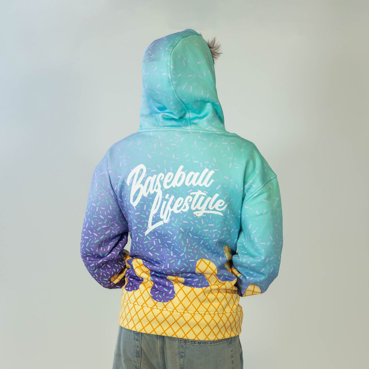 Ice Cream Hoodie - Galaxy Grape