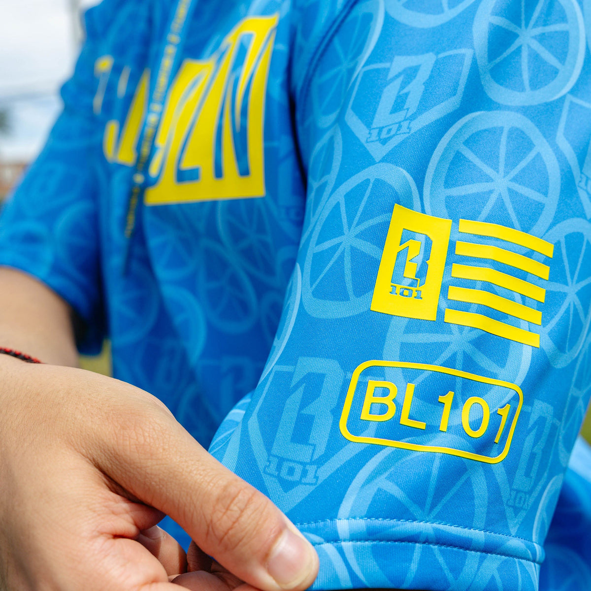 BSBL-SZN Short Sleeve Hoodie V3 - Blue Blast