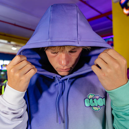 Cotton Candy Hoodie - Galaxy Grape