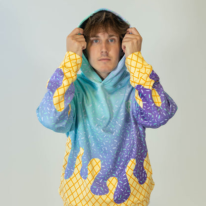 Ice Cream Hoodie - Galaxy Grape