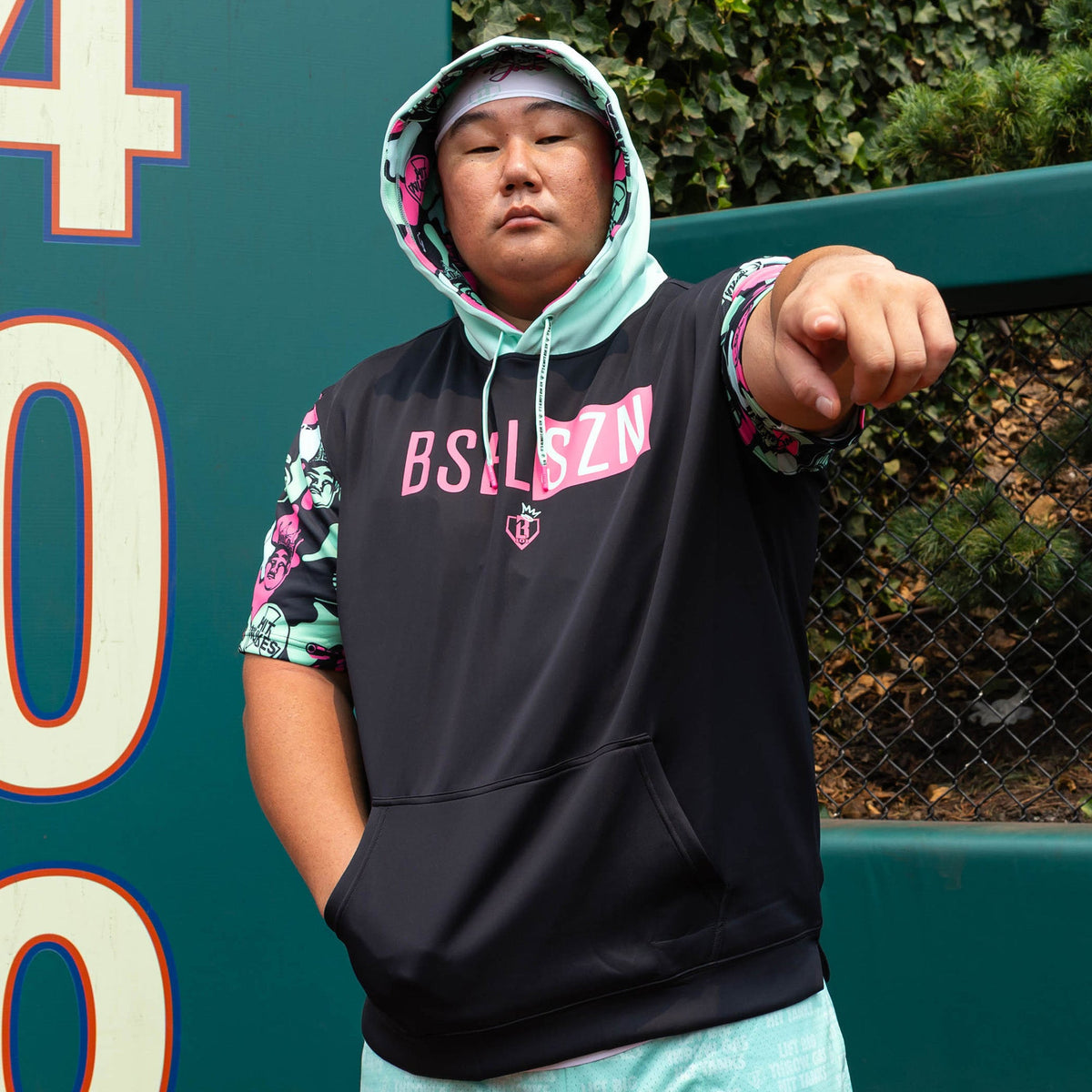 King Of JUCO BSBL-SZN Short Sleeve Hoodie V3