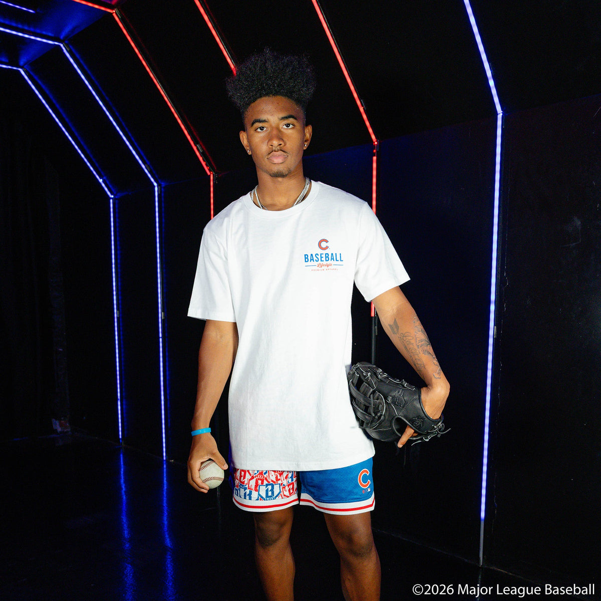 Chicago Cubs Sticker Court Shorts