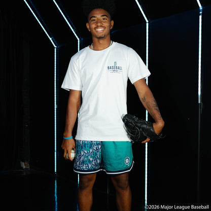 Seattle Mariners Sticker Court Shorts