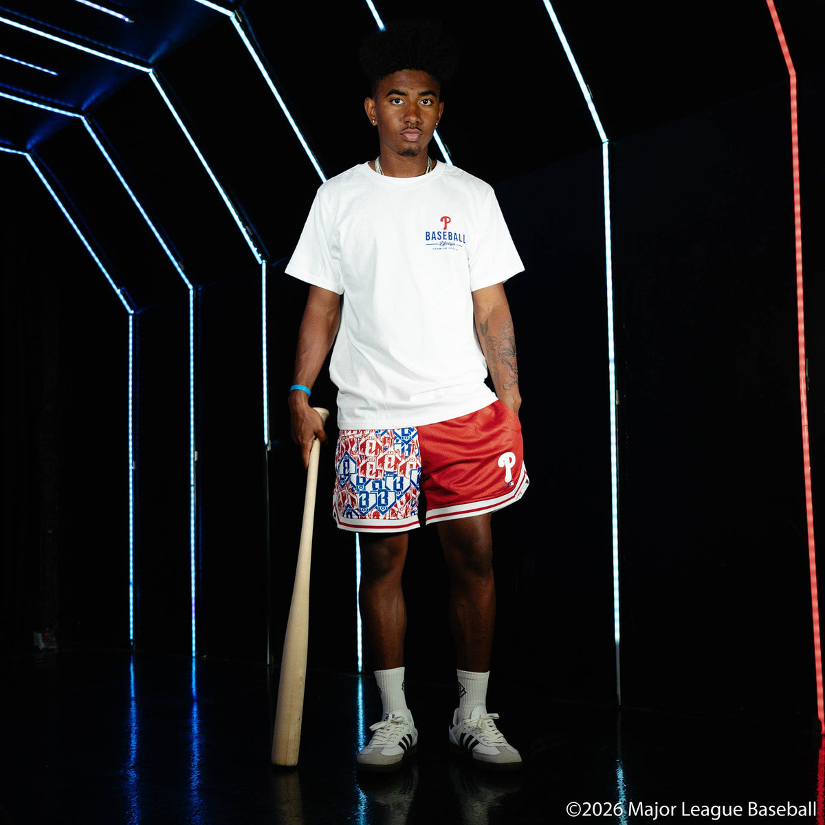 Philadelphia Phillies Sticker Court Shorts