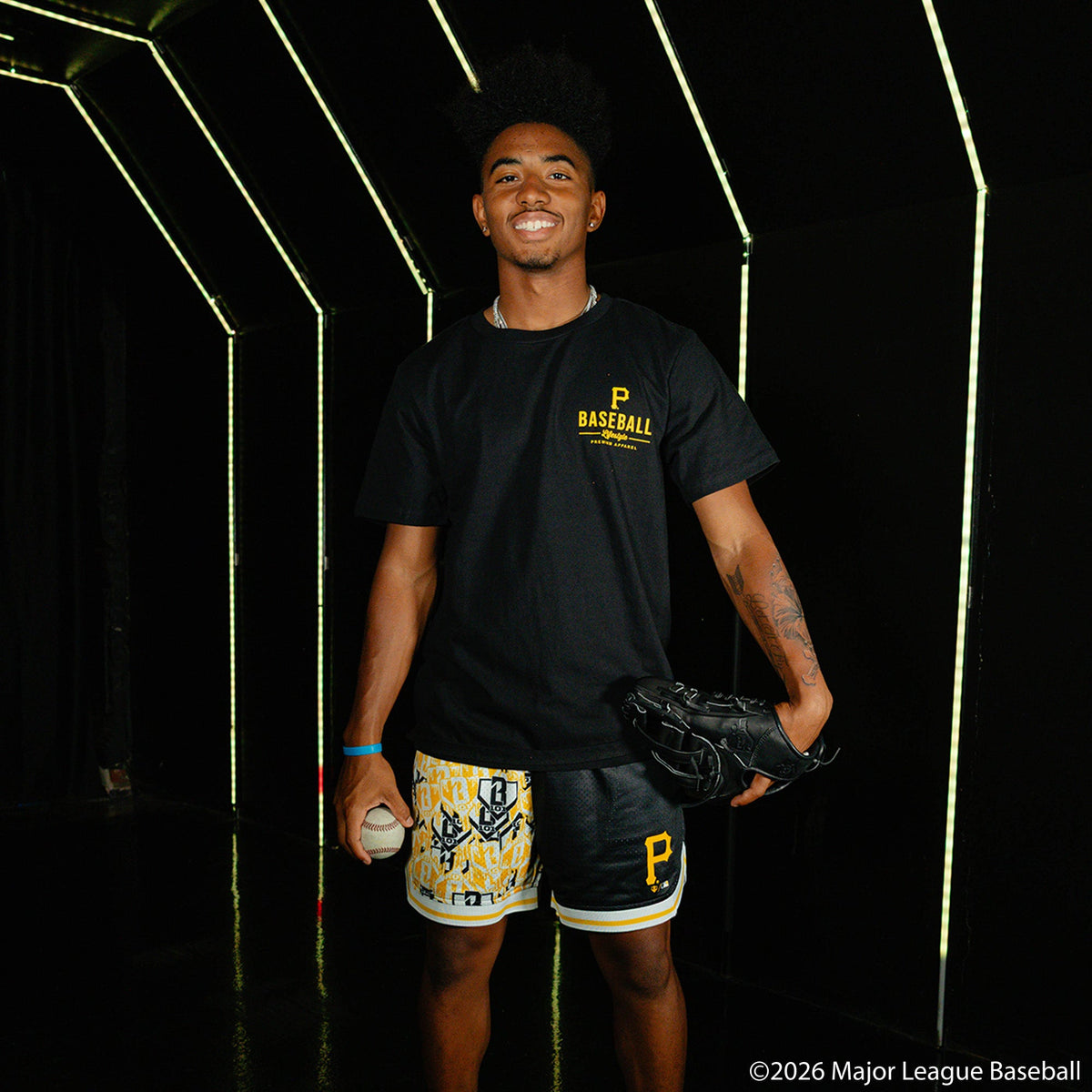 Pittsburgh Pirates Sticker Court Shorts
