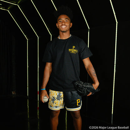 Pittsburgh Pirates Sticker Court Shorts