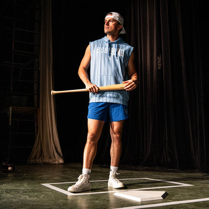 Pro Series Shorts V2 With Liner - Blue Pinstripes