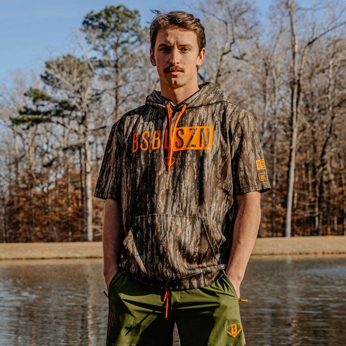 Realtree BSBL-SZN Short Sleeve Hoodie V3 - Legacy