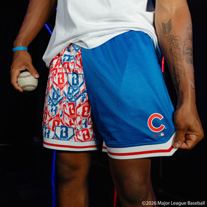 Chicago Cubs Sticker Court Shorts