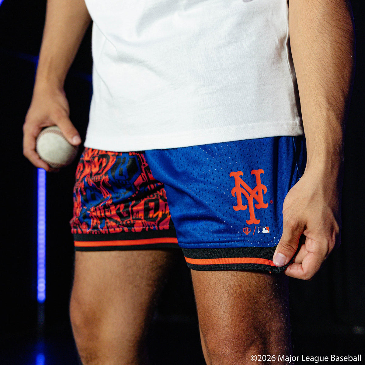 New York Mets Sticker Court Shorts