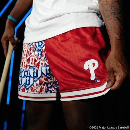 Philadelphia Phillies Sticker Court Shorts